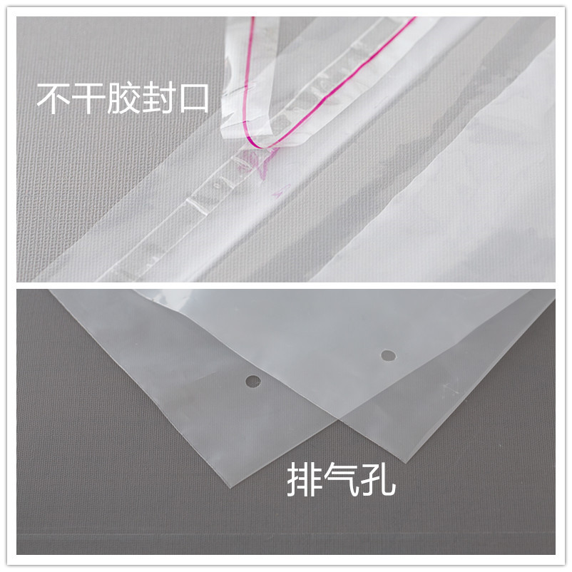 En stock venta al por mayor pe bolsa autoadhesiva transparente bolsa de embalaje de ropa bolsa adhesiva embalaje de ropa bolsa de plástico suave