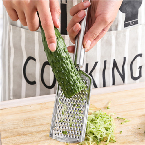 Stainless steel flat ginger grater chocolate cheese grater carrot grater cheese grater multifunctional grater tool