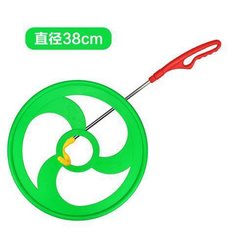 Rolling Iron Hoop Fitness Equipment, Push Iron Hoop, Hand-Push Hoop, Nostalgic Outdoor Equipment for the Post-80S Generation, Night Market Stall Items, Aerobic Exercise