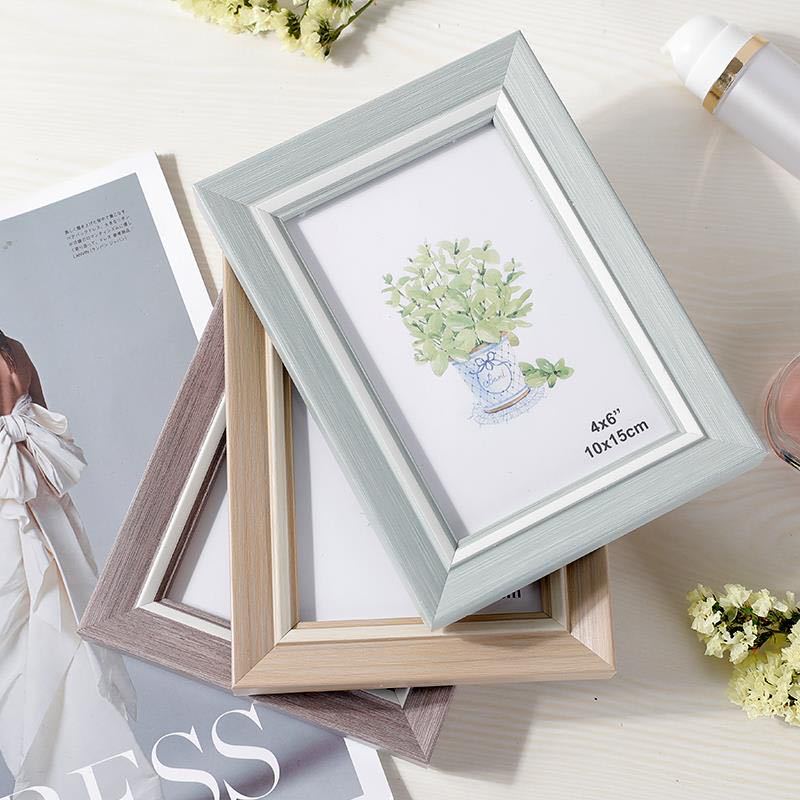 Plastic photo frame European style table 6 7810 inch photo wall studio children A3A4 photo frame ID card puzzle picture frame Plastic photo frame European style table 6 7810 inch photo wall studio children A3A4 photo frame ID card puzzle picture frame