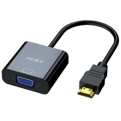 Jinghua hdmi to vga laptop video converter HDMI to VGA adapter cable takes you audio