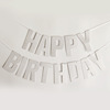 Cross -border Macaron Birthday Pulling Banner, Kinmmar Happy Birthday Birthday Happy Birthday Space Spot Spot, wholesale