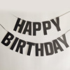 Cross -border Macaron Birthday Pulling Banner, Kinmmar Happy Birthday Birthday Happy Birthday Space Spot Spot, wholesale