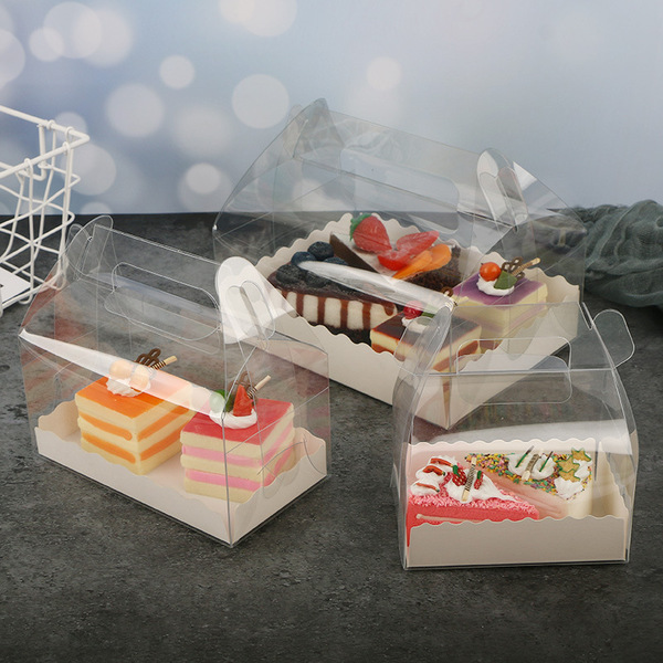 Plastic transparent handheld box
