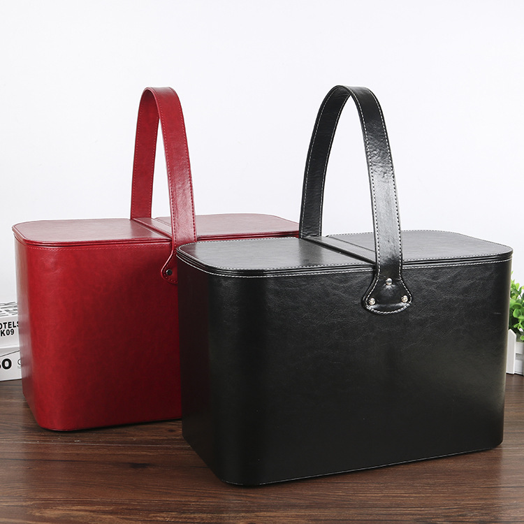 厂家批发皮质包装盒端午手提粽子盒粽子礼品包装盒可印logo