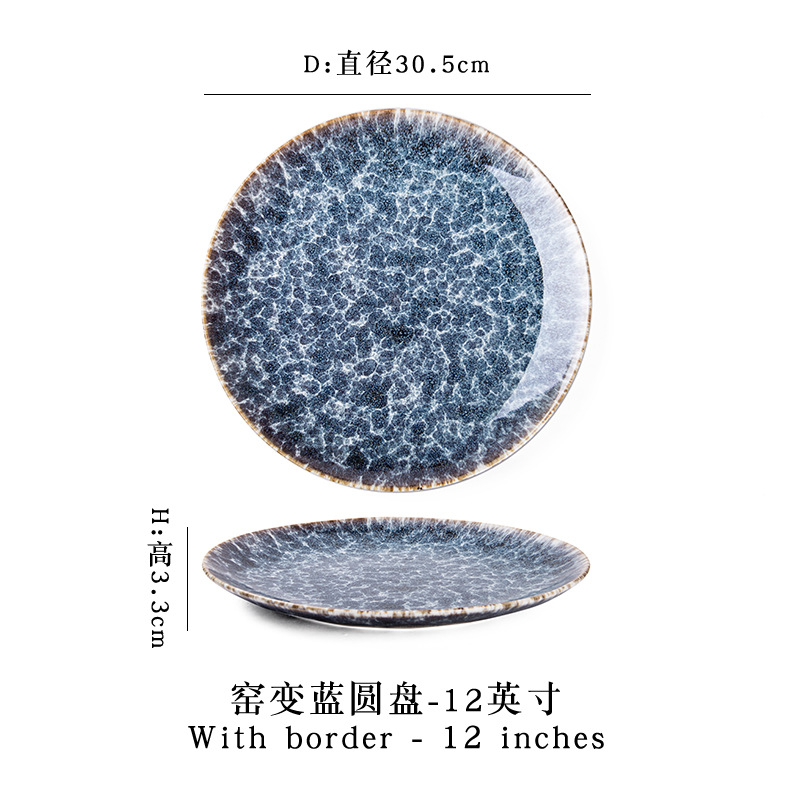 Plato de frutas de verduras Plato de filete Western de gran tamaño