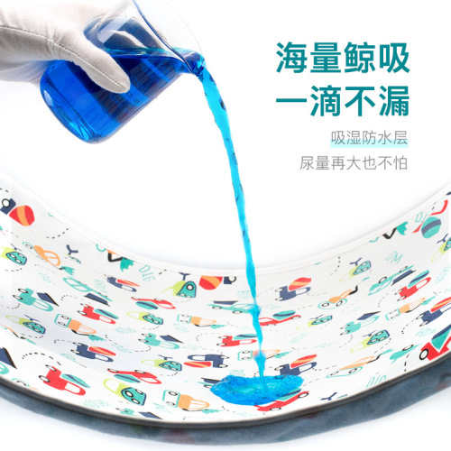 Pure cotton baby diaper pad, bamboo fiber multi-specification waterproof, washable, oversized mattress, breathable baby and child diaper pad