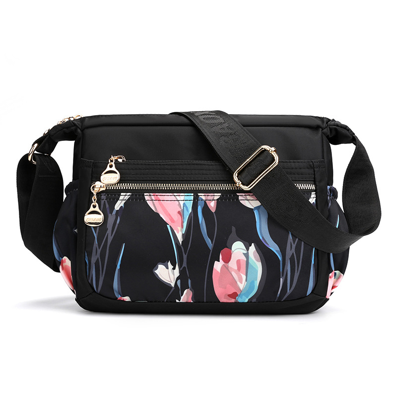 Chippo 2024 nuevo elefante árbol belleza solo hombro bolso femenino al por mayor nylon impreso casual mochila inclinada