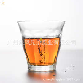 230ml玻璃啤酒杯KTV啤酒杯八角水杯清酒杯促销广告啤酒杯礼品杯
