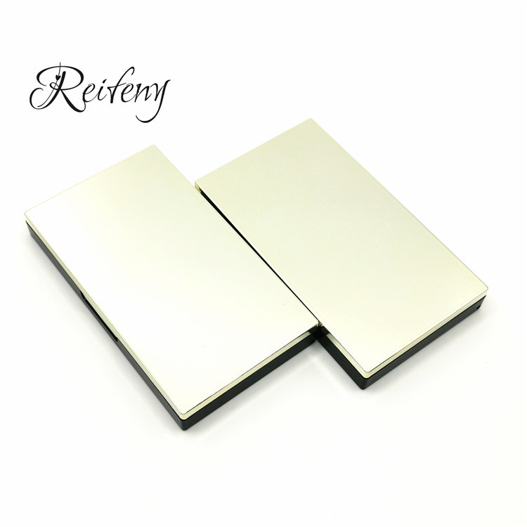 注塑5色眼影盒带工具内槽可定化妆品包材批发长方形翻盖镜子盒