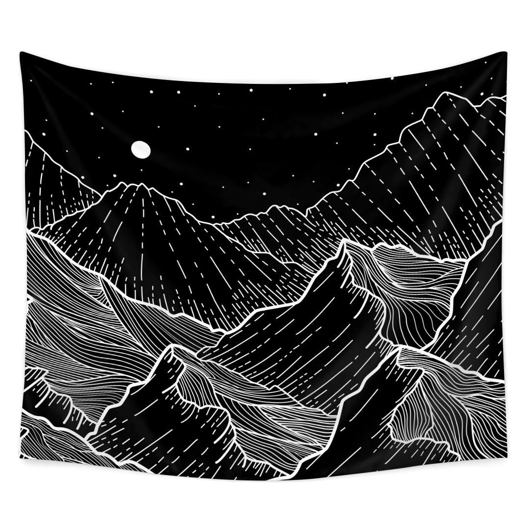 Tapestry (Zhiyu) 3D Digital Print Polyester, multiple patterns, sizes 1×0.7–3×1.5 m