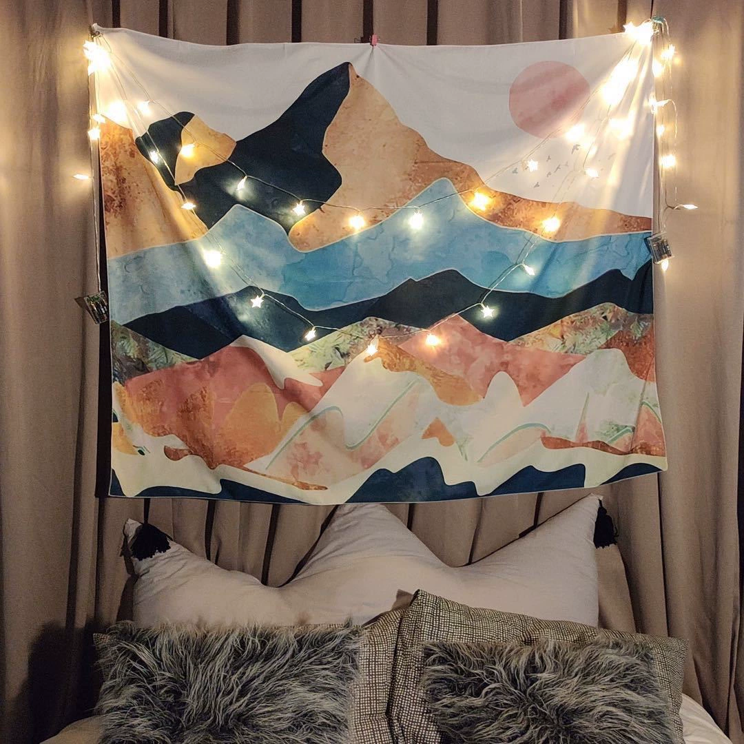 Tapestry (Zhiyu) 3D Digital Print Polyester, multiple patterns, sizes 1×0.7–3×1.5 m
