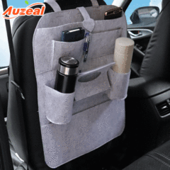 Car storage bag, felt seat back, car seat rear seat hanging bag, car multifunctional long large storage bag