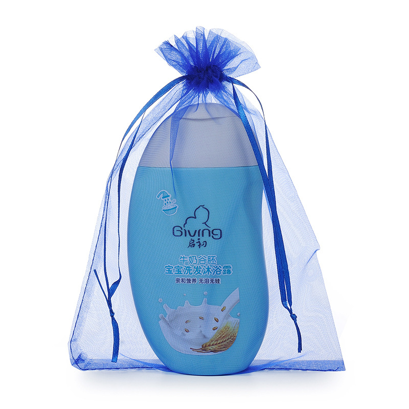 Bolsitas de organza al por mayor bolsa de cordón color sólido para dulces joyería regalos