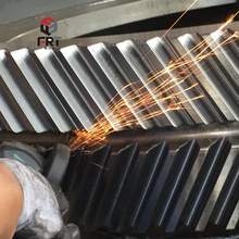 4米数控龙门铣对外加工大模数分段齿条齿轮齿圈加工