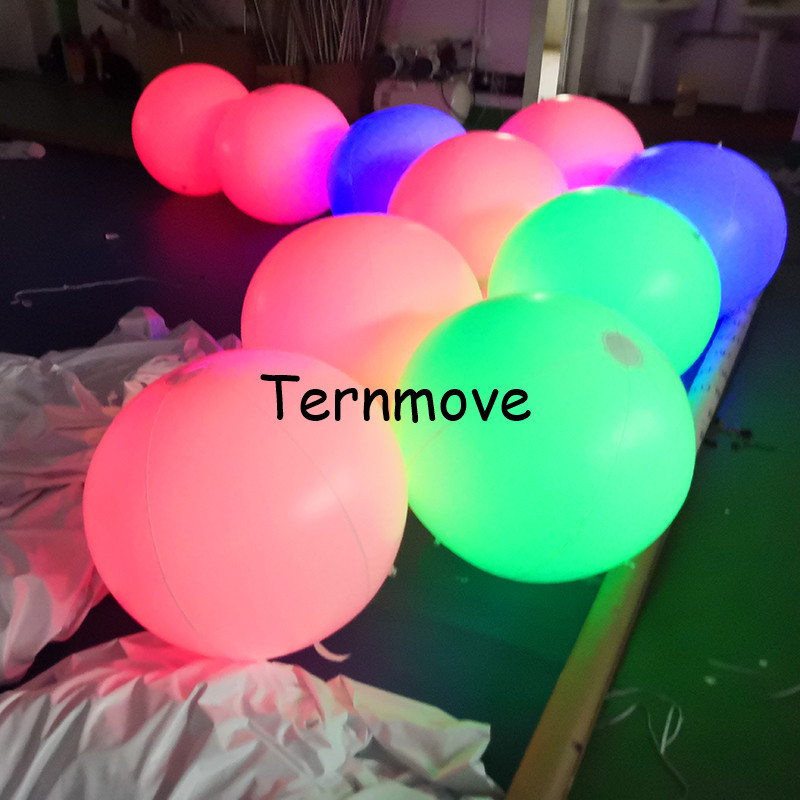 节日空飘PVC发光气模发光充气升空气球商场酒吧KTV夜店装饰道具
