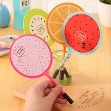 创意可爱水果造型扇子圆珠笔学生圆头笔办公学习新奇文具扫码礼品