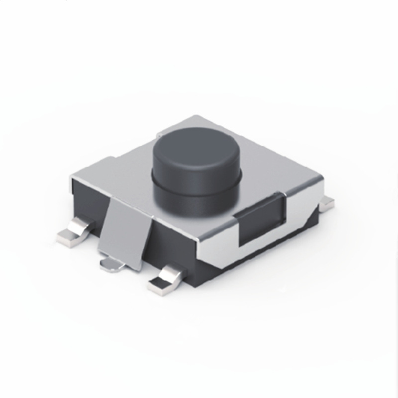 厂家直销轻触开关6×6五脚贴片按键开关 轻触开关 盘带开关可