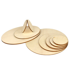 DIY laser cutting wood chips wooden geometric wood oval square round etc. Clay base board wooden board can be shaped