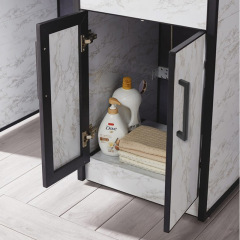 Stainless steel color aluminum pull handle, black cabinet and wardrobe door handle, export square wine cabinet small handle