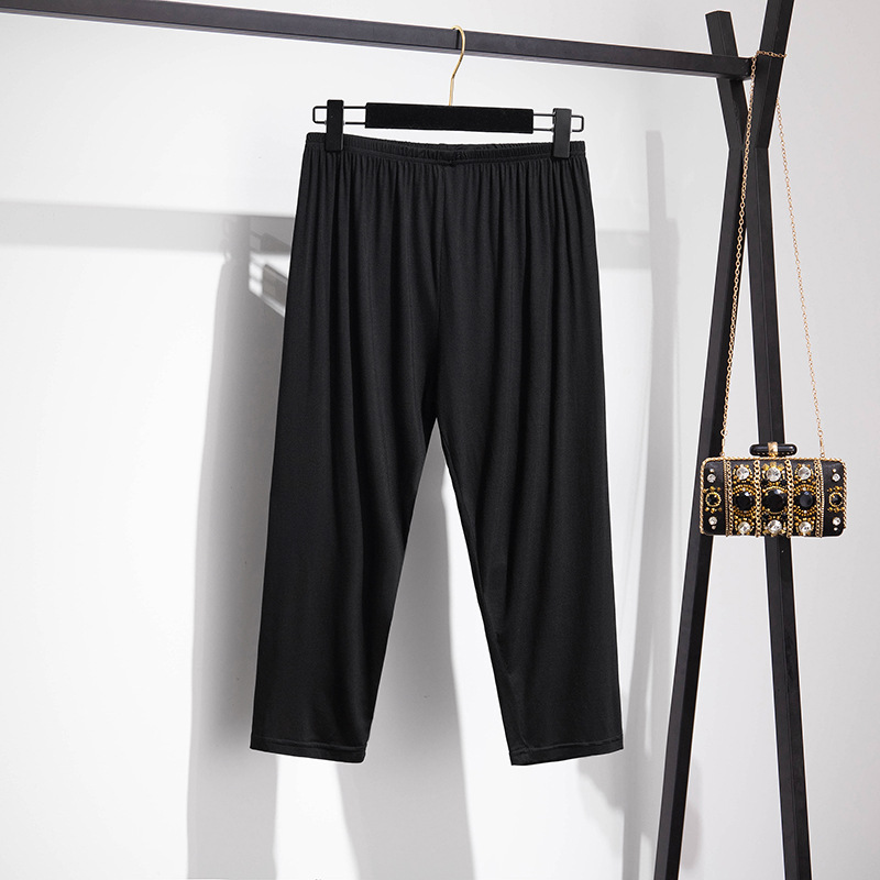 Plus-size women's clothing, size 240, for plus-size women, loose and slimming, size 280, high-waisted cropped leggings