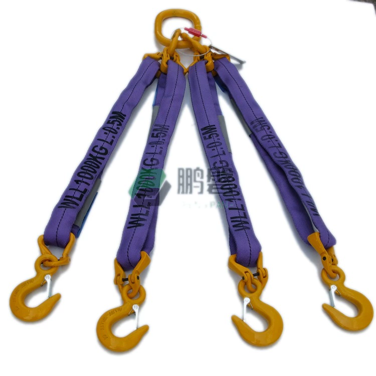 Подъемный ремень с четырьмя ногами/веревка для подъемного ремня конечностей/подъемный ремень с четырьмя ногами/подъемный пояс, полный комплект веревки