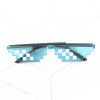 Mosaic pixel coding funny sunglasses two -dimensional cool birthday gift stage jumpy performance sunglasses