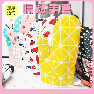 烘焙工具耐高温防烫防热加厚隔热手套烤箱专用微波炉厨房家用