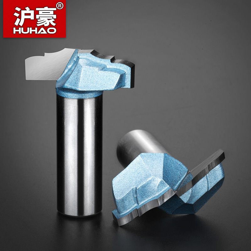 沪豪木工铣刀双型刀雕刻机刀具木工门板花边镂铣刀橱柜移门锣机刀