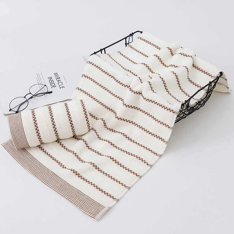 워터 패턴 면타올[화이트]