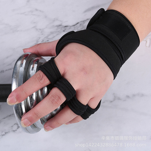 Source manufacturer supplies mechanical weightlifting gloves, barbell gloves, half-finger men's wrist gloves, anti-callus fitness gloves