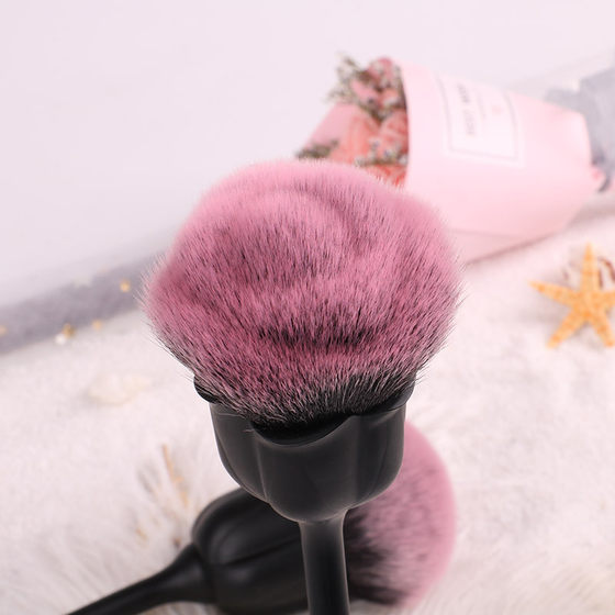 Yasna Black Rose Powder Makeup Brush Beauty Makeup Tool Nail Powder Dust Brush Single Makeup Tool