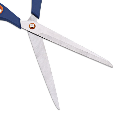 Manufacturer wholesale stainless steel fabric cutting household clothing tailor scissors multi-purpose 11-inch rubber and plastic scissors