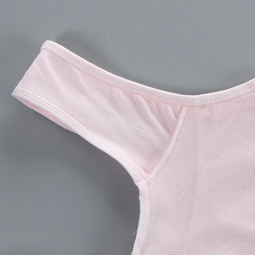 40-count combed cotton girl's vest-style bra for junior middle school students without steel rims and inserts for summer sports students