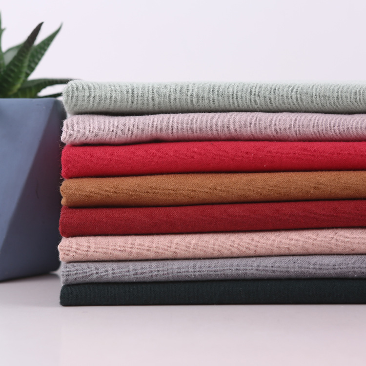 工厂现货批发棉类仿呢料双面磨毛绒布秋冬棉服时装布料家纺面料