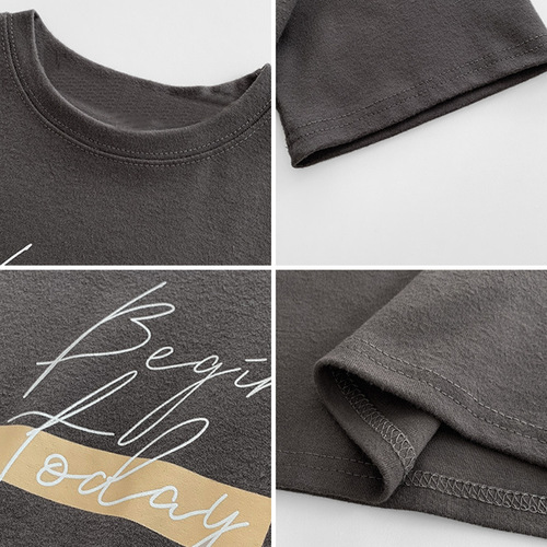 Women's Summer Short Sleeve T-Shirt Novelty Print Crew Neck Top Half Sleeve T-Shirt Base Shirt Slimming New Arrival