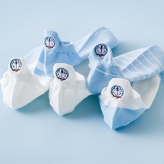 春夏新款日系卡通後跟刺繡機器貓短襪韓系叮噹貓Kitty貓女士船襪