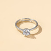 One size classic zirconium, fashionable wedding ring for beloved, Korean style