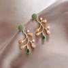 Universal earrings from pearl, long pendant with tassels, 2022 collection, internet celebrity