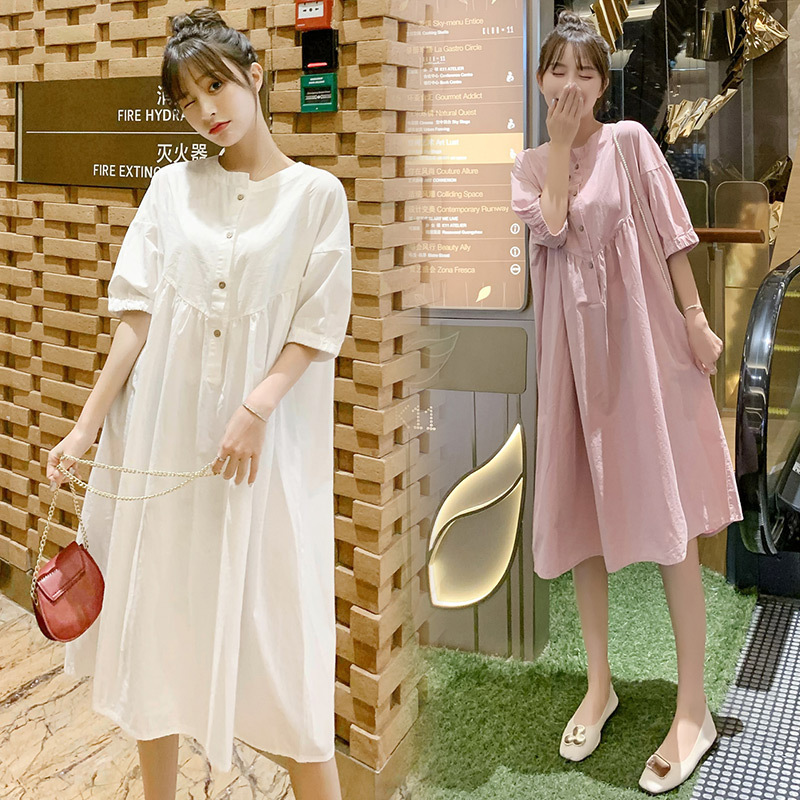 Maternity 2022 Summer New Korean Fashion Loose Pregnant Women Dress Maternity 2022 Summer New Korean Fashion Loose Pregnant Women Dress