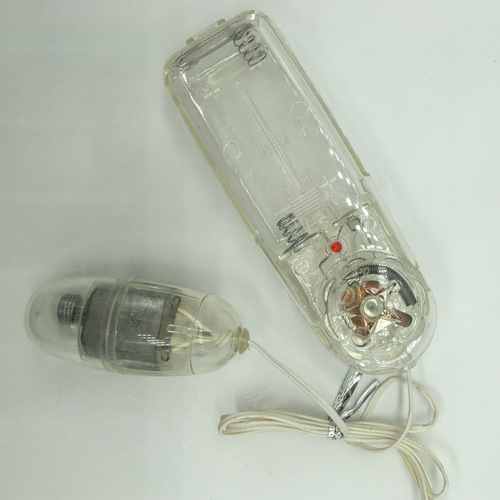 Erotic transparent single jump egg female self-pleasure device quiet G point vibration massage rod adult erotic sex products wholesale