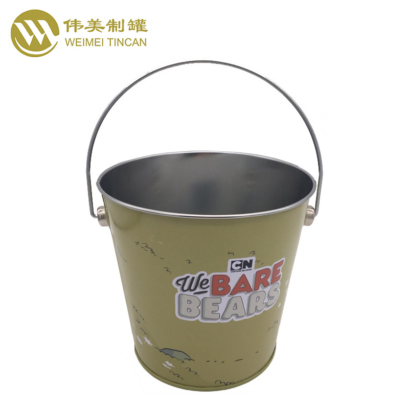 马口铁爆米花桶 铁桶包装桶 复活节水桶 马口铁桶 礼品包装桶