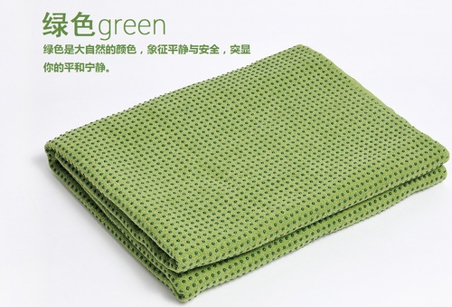 Factory direct supply yogatowel non-slip sweat-absorbent towel sports yoga towel straight row fitness yoga towel
