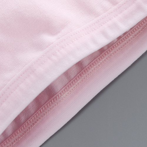 Girls' development period vest-style pure cotton double-layer quilted high school students' sports Korean style bra for students 12 years old and 16 years old