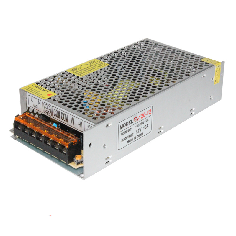 LED开关电源驱动12V10A120W LED灯条灯带亮化监控安防变压器包邮