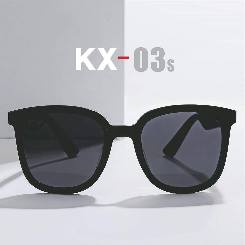 Versión de carga rápida real inalámbrico Bluetooth inteligente gafas anti-azul luz gafas marco aleación de titanio elástico bisagra fuerza cómodo kx22