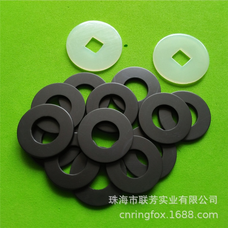 供应方型孔紧固垫圈 耐磨塑料垫圈 连接件尼龙垫圈 绝缘 平价包邮