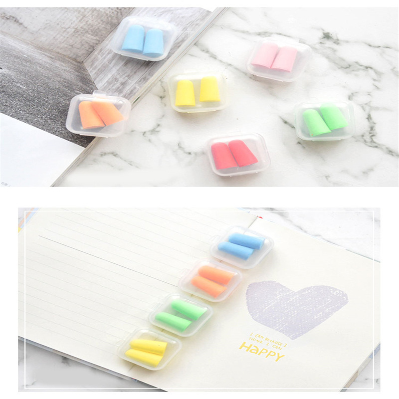 Reducción de ruido tapones para los oídos insonorizados dormir a prueba de sonido de algodón anti-ruido sueño tapones para los oídos mudo hombres y mujeres ronca al por mayor