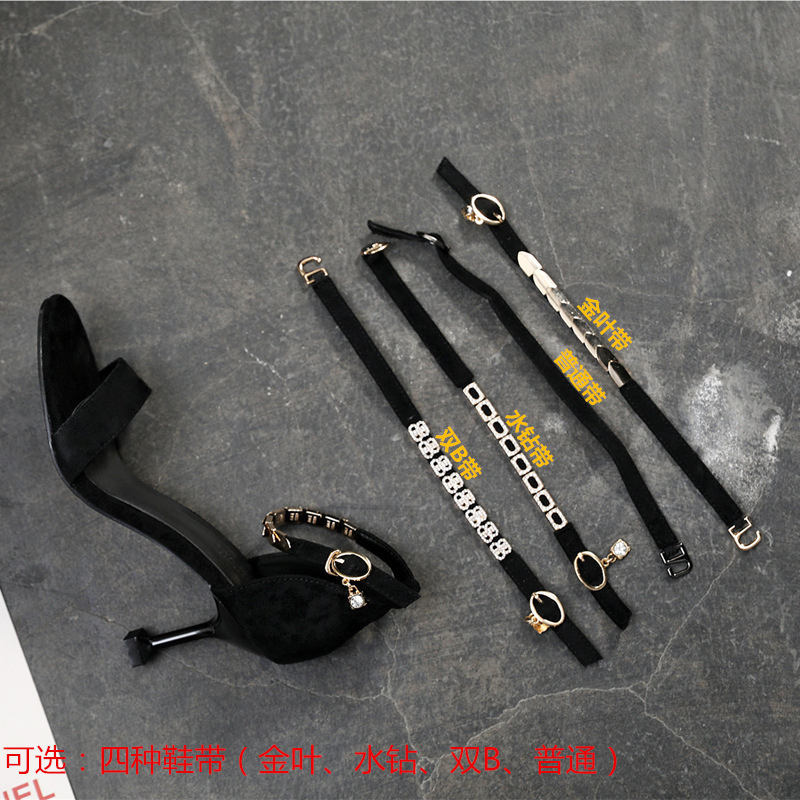 A generation of fine heel sandals small size 31 32 33 open toe buckle large size 42 43 plus fat widening A generation of fine heel sandals small size 31 32 33 open toe buckle large size 42 43 plus fat widening
