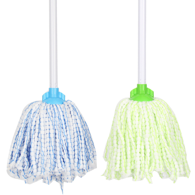 Auto-Twist MOP LÍNEA DE fregona hogar antiguo-Fashion fregona de piso a mano libre debe ser atascado rotación fregona